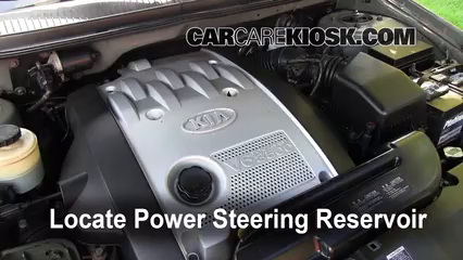 2003 Kia Sedona EX 3.5L V6 Power Steering Fluid Check Fluid Level